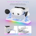 thumbnail image 2 of Magnetic Charging Dock for Meta Quest 3S/3, VR Headset & Controller Charging Stand with Cool RGB Ambient Lighting, 2 of 8