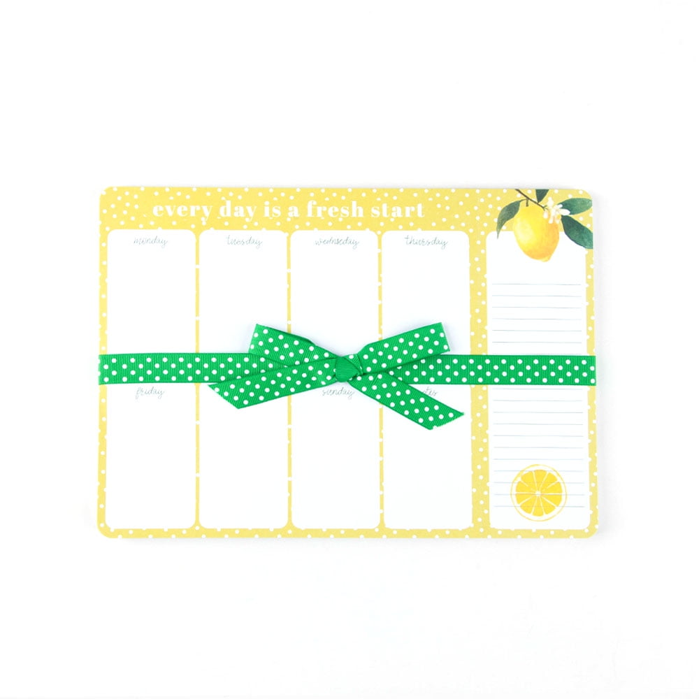 Ideo Weekly Planner Pad 52 Undated Notepad TearOff To Do List Sheets