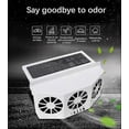 thumbnail image 3 of Portable Car Silent Air Conditioner Solar Cooling Fan Car Truck Car Cooler Energy Saving, 3 of 5