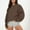 Brown-1, variant on Womens Crewneck Sweatshirts Oversized Fall Solid Long Sleeve Basic Pullover Cute Preppy Trendy Y2k Tops