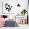 thumbnail image 2 of Stupell Industries Love Glam Cat Cuddle Graphic Art Gallery Wrapped Canvas Print Wall Art, Design by Alison Petrie, 2 of 7
