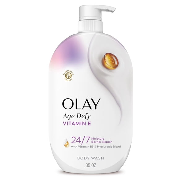Olay Age Defy Body Wash, Ultra Moisture, Vitamin B3 & Hyaluronic, 35 fl oz