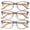 3 Pairs of Purple, variant on 3 Pairs of New Trendy Women's Purple Cat Eye Reading Glasses 2.00, Classic HD Fashion Metal Spring Hinge Readers +2.00