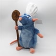 thumbnail image 3 of 1 pieza Disney Ratatouille Remy Mouse mano con pan juguete de peluche animales de peluche suaves juguetes para niños, 3 of 5