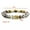 WAB057, variant on Anxiety Relief Mens Bracelet Wooden Lava Stone Beads Stretch Diffuser Bracelets-Wab057