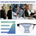 thumbnail image 4 of Gafas de lectura multifocales progresivas ZERPEET, paquete de 2, para hombre, 4 of 7