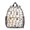 Mixed Breed Dogs, variant on Mixed Breed Dog and Floral Backpack for School, Cute School Bag with Adjustable Shoulder Straps and Padded Back, 13.8"x11.4"x6"