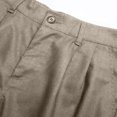 thumbnail image 3 of Gaukiv Men's Pleated Shorts Lightweight Casual Beach Bottoms Khaki 3XL, 3 of 4