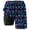 Navy, variant on Men's Beach Swim Trunks for Daily leisure seasonal wear with printed design and double layer mesh for surfing and water activities