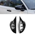 thumbnail image 1 of Xotic Tech Exterior Side Rearview Mirror Ox Horn Cap Frame Cover Trim, Glossy Black, Compatible with Honda Civic 11th Gen 2022, 1 of 8
