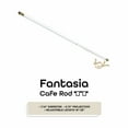 thumbnail image 2 of Achim Fantasia 7/16" Cafe Rod, 3/4" Projection 18-28", White, 2 of 5