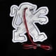 thumbnail image 5 of 1pc 2d Led Car Tail Logo Light Badge Emblem Backlight For Peugeot 206 207 307 308 406 408 508 G, 5 of 5