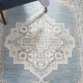 thumbnail image 6 of SAFAVIEH Metro Bevis Medallion Area Rug, Light Blue/Ivory, 5' x 8', 6 of 11