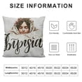 thumbnail image 5 of YINGXI  Blessed Lumbar White Throw Pillow Covers Inspirational Gifts，Thanksgiving Day Gifts 24x24in, 5 of 5