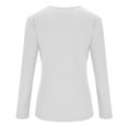 thumbnail image 5 of Womens Casual Summer T Shirts 2026 Square Neck Lightweight Going Out Tops Long Sleeve Solid Color Spring Y2K Tees, 5 of 5
