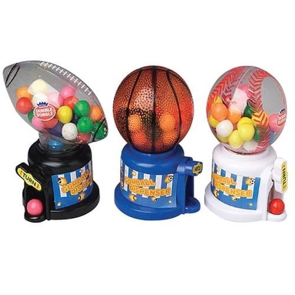 Dubble Bubble Hot Sports Gumball Dispenser