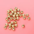 thumbnail image 4 of 50 g/bolsa de cuentas de ABS coloridas, joyería DIY, accesorios de ropa, decoración de boda (6MM dorado), 4 of 8
