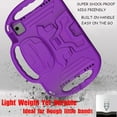 thumbnail image 6 of LTROP Case for iPad Air 5th/4th Generation Case (2022/2020), iPad Pro 11 Case 2021/2020/2018, Shoulder Strap, Shockproof Handle Stand Kids Case for iPad Air 5/4 10.9 Inch and iPad Pro 11”, Purple, 6 of 8