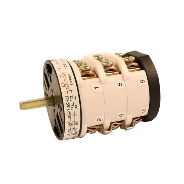 Interruptor de avance y retroceso Fácil de usar Profesional 32A Respuesta rápida Universal Blanco