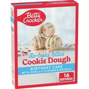 Betty Crocker No-Bake Bites Birthday Cake Cookie Dough, 12.2 oz.