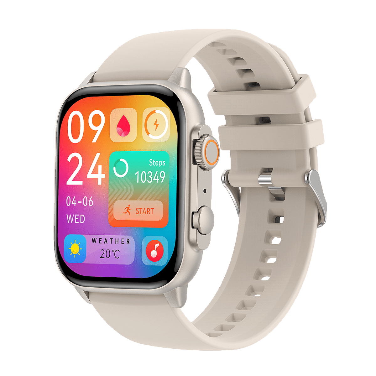 VAYKAL Smartwatch Fitness Tracker for Android and IOS Multiple Sports Modes Pedometer AMOLED Screen Stopwatch Make Answer Calls Message Notifications IP68 Waterproof