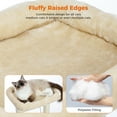 thumbnail image 4 of PAWZ Road 27" Cat Tree for Medium Cats Plush Condo and Scratching Posts, Beige, 4 of 10