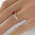 thumbnail image 6 of HeartsAndYou 1.5ct Natural Ruby Rose Flower Engagement Ring 14k Wt/Yw/14k SOLID Rose Gold, 6 of 9