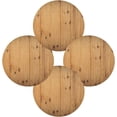 thumbnail image 2 of Coolnut Wooden Wall Round Placemats,Washable,Indoor & Outdoor Tablemat Home Decor, 2 of 7