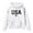 White, variant on LIIPEE Boys Girls Hoodies Fall Winter Comfort Long Sleeve Letter American Flag Printed Pullover Hooded Sweatshirt With Pocket Child Soft Camping School Sport Hoodie,Black,3-4 Years