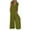 Green, variant on ZZwxWA Plus Size Jumpsuit for Curvy Women Women'S Solid Color Short-Sleeved Casual Wide-Leg Jumpsuit with Button Pockets Jumpsuits for Women up to 50% Off