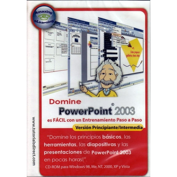 Master PowerPoint 2003 (Spanish Version) A step-by-step, self-paced training CD