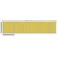 thumbnail image 3 of Ambesonne Abstract Fabric by the Yard Upholstery, Repetitive Vertical Stripe, 5 Yards, Yellow and Dark Eggshell, 3 of 5