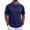 Navy#50615CC, variant on Golf Polos for Men Contrast Collar Men's Short Sleeve Shirts Moisture Wicking Soft Breathable Mens Golf Polo Shirts Green L