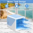 thumbnail image 4 of Portable Air Conditioner Personal Air Cooler with 3-Speeds Mini Air Conditioner with LED Light Desktop Cooling Fan with Handle Suitable for Room Office, 4 of 7