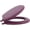 Burgundy, variant on Achim Home Furnishings Fantasia 17 Inch Standard Round Soft Foam Padded Vinyl Toilet Seat for Ultimate Comfort and Warmth, Black, Standard Round