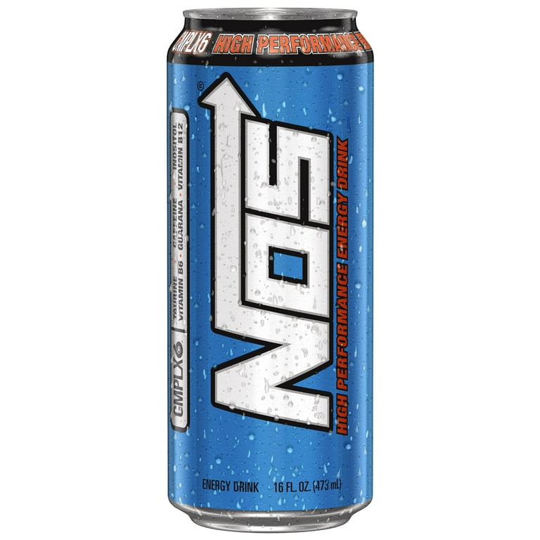 NOS High Performance Energy Drink, Original, 16 fl oz, 8 Pack with