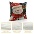 thumbnail image 4 of Qinduosi Let It Snow Christmas Decor Pillow Covers Set Of  Christmas Snowman Throw Pillow Covers Winter Linen Pillowcase Farmhouse Cushion Case Decoration for Couch Sofa Indoor,Outdoor, 4 of 5