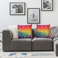 thumbnail image 2 of Acheng LGBTQ Pride Throw Pillow Covers  Love Wins Colorful Rainbow Home Decoration Farmhouse Pillow Cushion Case for Sofa Bedroom 2 pcs White, 2 of 7