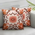 thumbnail image 2 of Heduofu Set of 2 New and Double Side Print Decorative Throw Pillow Case Cushion Cover, Red and Pink, White, 2 of 6