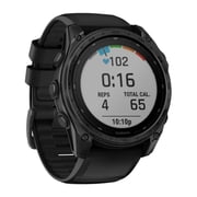 Garmin Tactix 8 51mm Solar Edition GPS Smartwatch (Black) with Screen Protectors and Charging Stand Bundle