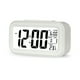 thumbnail image 2 of Sidaley Reloj despertador de pantalla Digital dormitorio Sensor de temperatura termómetro retroiluminación calendario portátil Snooze relojes Electrónica Blanco, 2 of 6