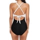 thumbnail image 2 of Gibobby Batas de baño mujeres spa Traje de baño 2023 para mujer, traje de baño Sexy recortado con cintura alta, traje de baño con cordones frontales(Blanco,XL), 2 of 4