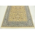 thumbnail image 5 of Unique Loom Leeds Narenj Rug Beige/Blue 5' 1" x 8' Rectangle Floral Traditional Perfect For Living Room Bed Room Dining Room Office, 5 of 7