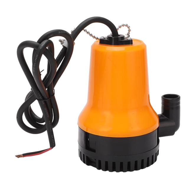 Bomba de CC de 25 mm de entrada de agua, altura de descarga de 3 a 5 m, bomba sumergible eléctrica de gran caudal para riego agrícola, 24 V CC.