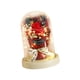 thumbnail image 5 of Ramos de flores de jabón, flores preservadas, jabón en cúpula de cristal para aniversario Rojo, 5 of 9