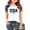 Z#Dark Blue1308, variant on Graphic Tee Shirt for Little Girl American Flag Heart Printed Short-Sleeve Pullover Tshirt Independence Day Top, 6-7 Years