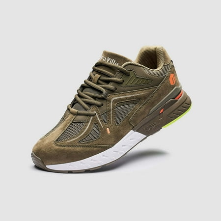 

RLCEGAL Men S Rebound Core Shock Absorbing Shoes Wide Toe And High Back Design - Army Green 15 Wide/2E