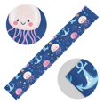 thumbnail image 5 of Yayeee Table Runner 70 inches Long Home Kitchen Dinning Party Decoration, Light Pink Jellyfish, 5 of 7
