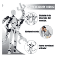 thumbnail image 2 of "Figuras De Acción T13 Robot 3d Con Articulaciones Móviles Belug blanco ", 2 of 5