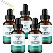 Cortexi Tinnitus Treatment - Hearing Support Drops - Helps with Eardrum Health, Supports Healthy Hearing (5 Pack)